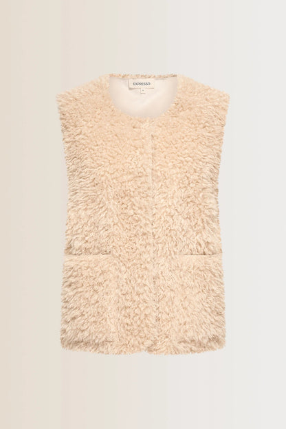 Kamizelka ze sztucznego futra