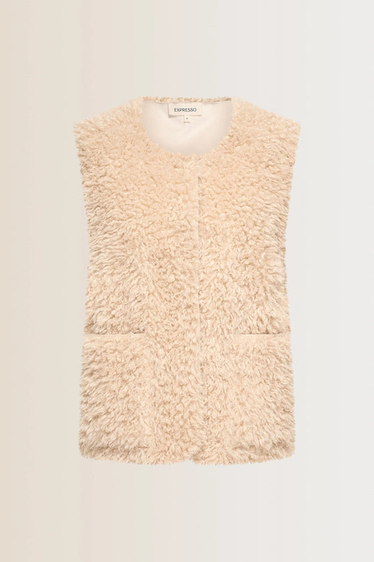 Kamizelka ze sztucznego futra