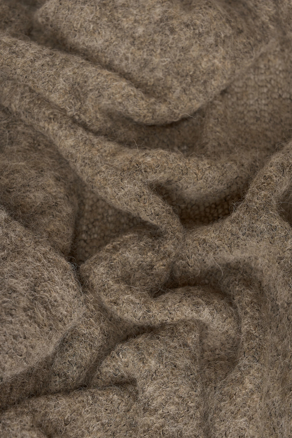 Długi kardigan z mieszanki wełny