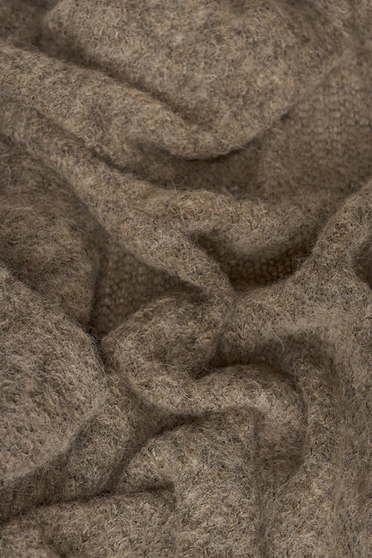 Długi kardigan z mieszanki wełny