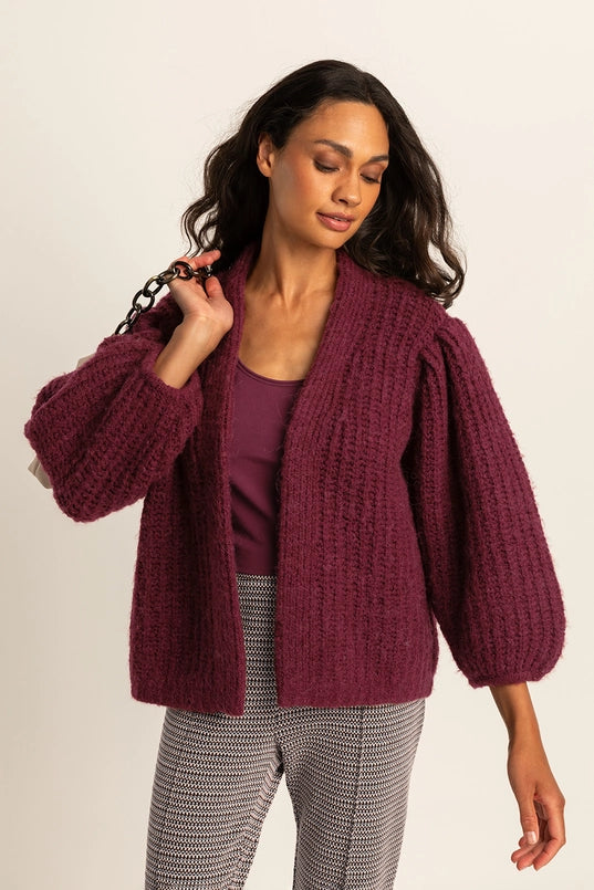 Vest met ballonmouwen