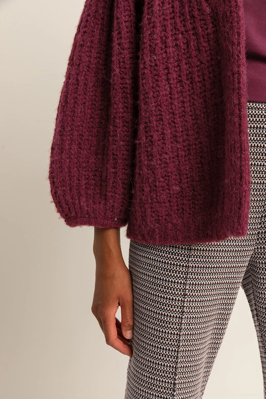 Vest met ballonmouwen