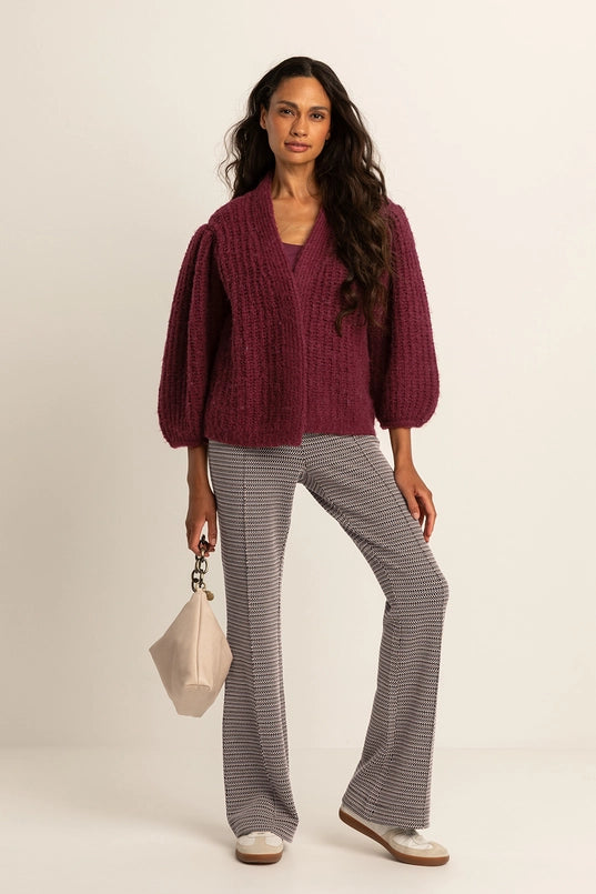 Vest met ballonmouwen